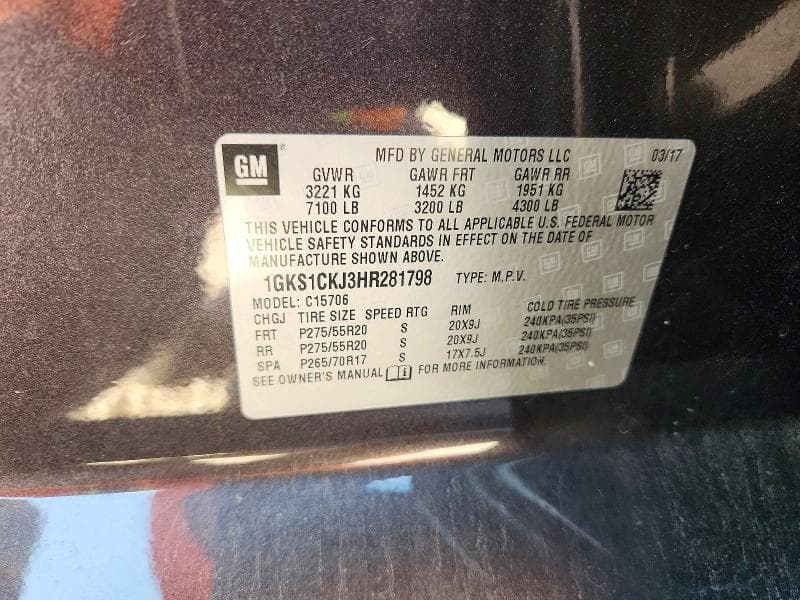 2017 GMC YUKON DENALI 12