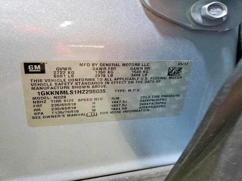 2017 GMC ACADIA SLT-1 14