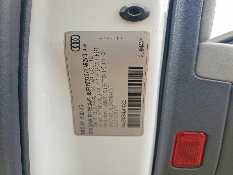 2018 AUDI A4 PREMIUM PLUS 12