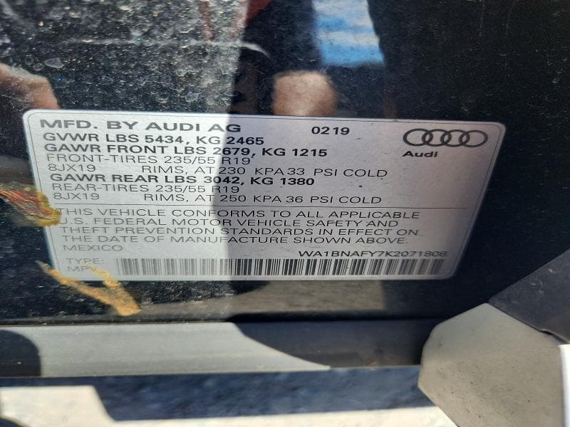 2019 AUDI Q5 PREMIUM PLUS 13