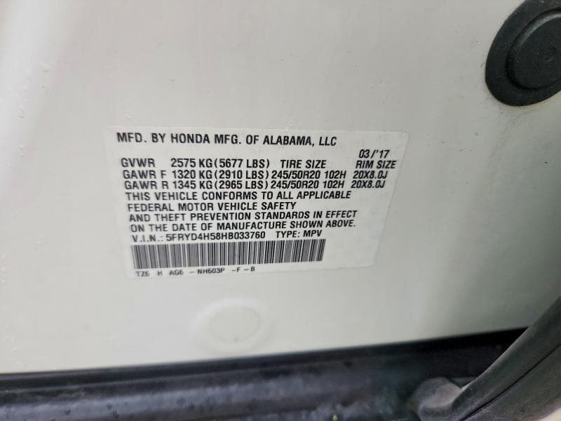2017 ACURA MDX TECHNOLOGY 13
