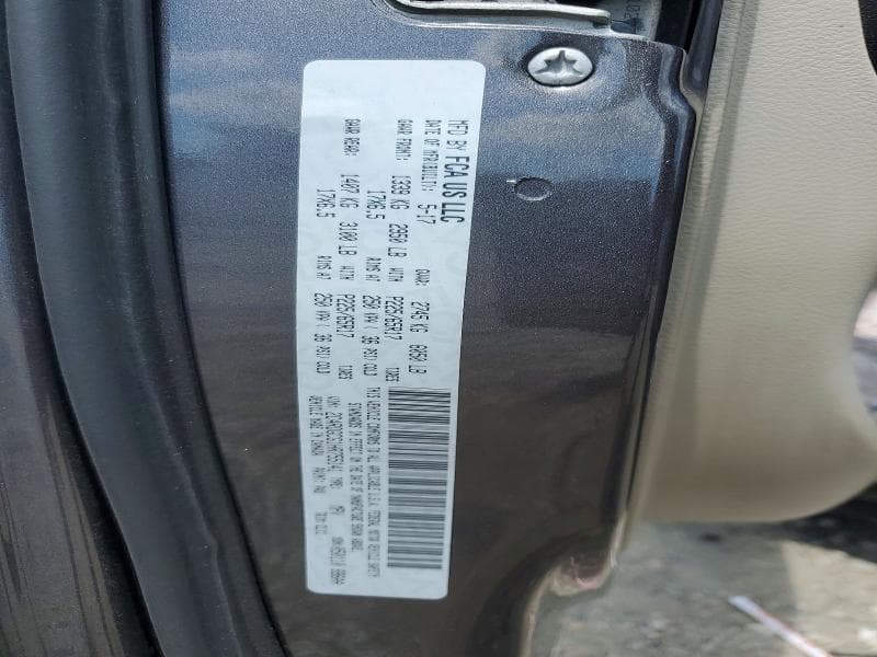 2017 DODGE GRAND CARAVAN SXT 12