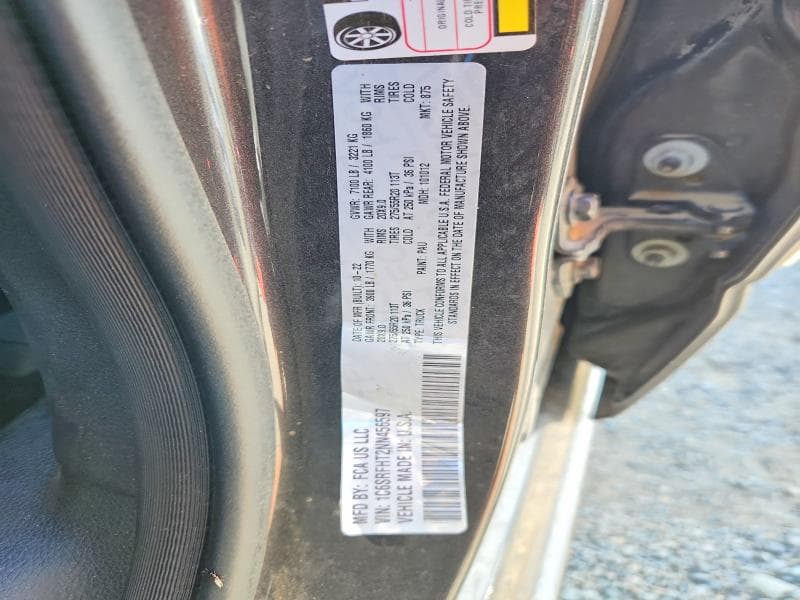 2022 RAM 1500 LIMITED 12