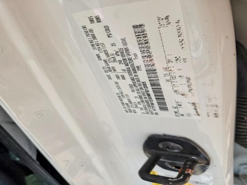 2021 FORD F150 SUPERCREW 12