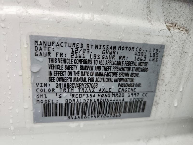 2024 NISSAN SENTRA SV 12