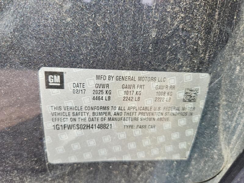 2017 CHEVROLET BOLT EV LT 13