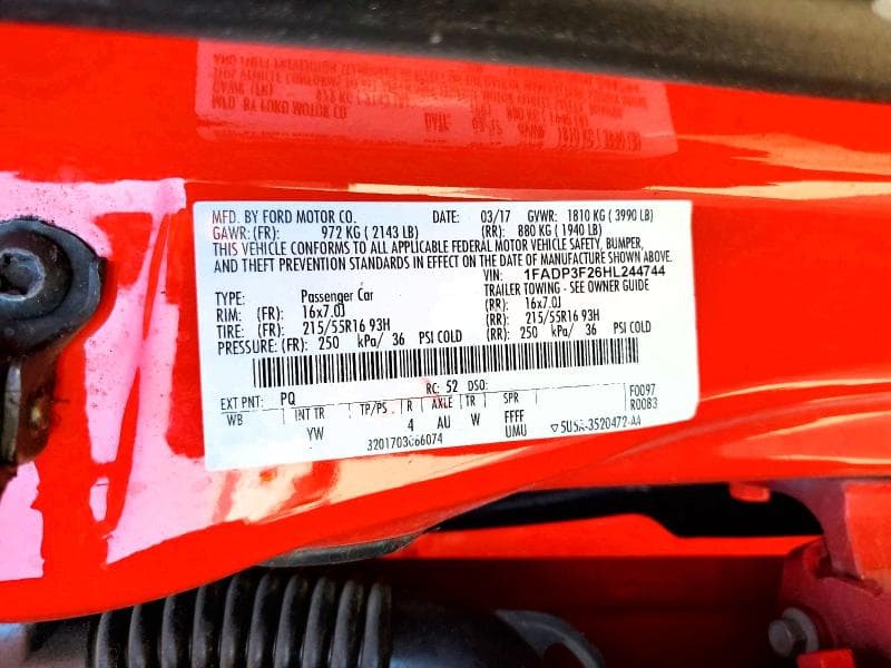 2017 FORD FOCUS SE 12