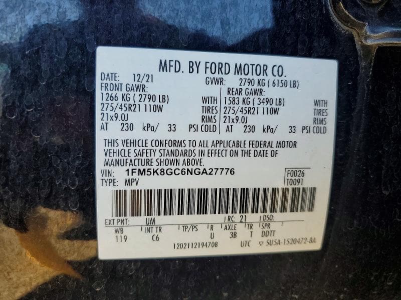 2022 FORD EXPLORER ST 13