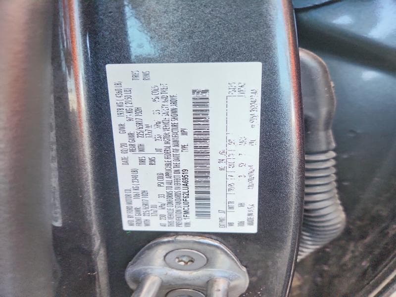 2020 FORD ESCAPE S 13