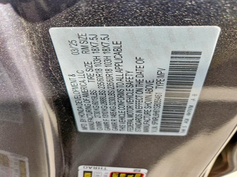 2025 HONDA ODYSSEY EXL 14
