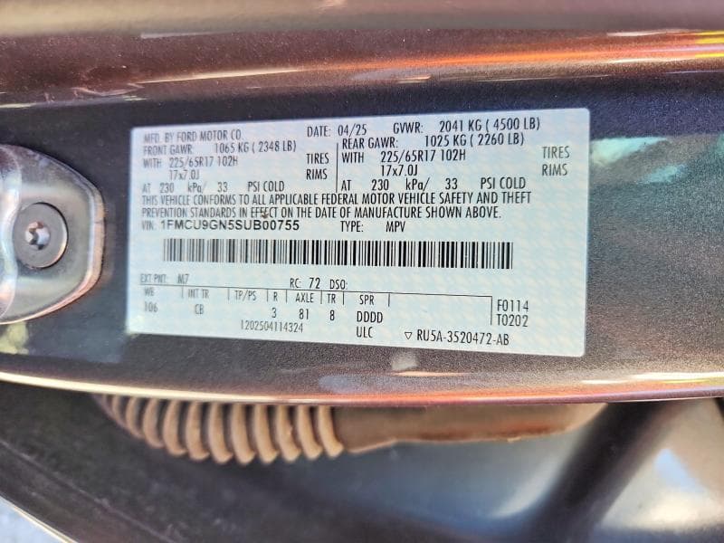 2025 FORD ESCAPE ACTIVE 13