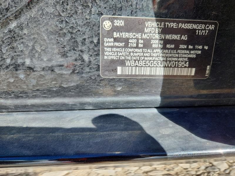 2018 BMW 320 XI 12