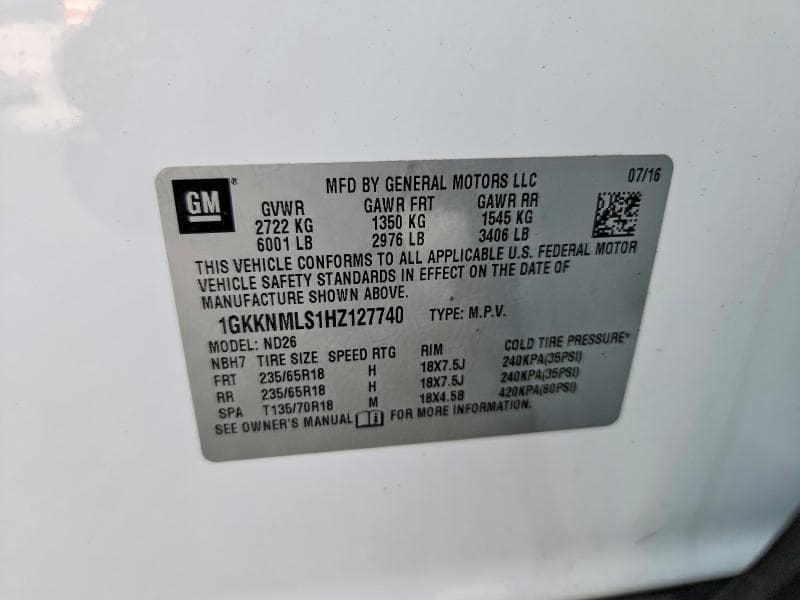 2017 GMC ACADIA SLT-1 13