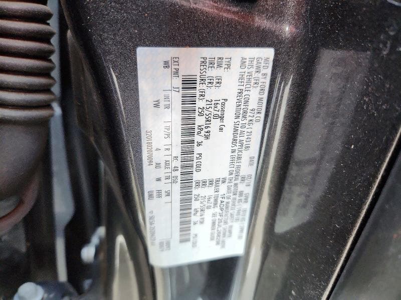 2018 FORD FOCUS SE 12