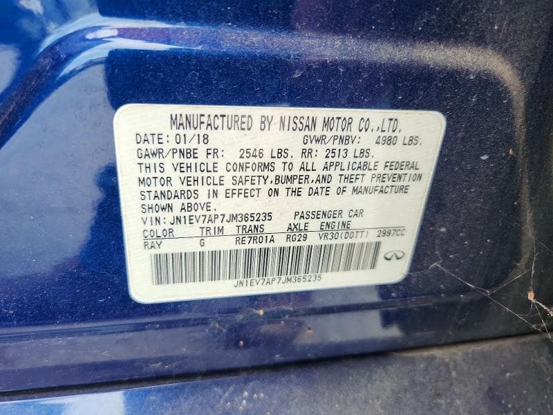 2018 INFINITI Q50 3.0T SPORT 12