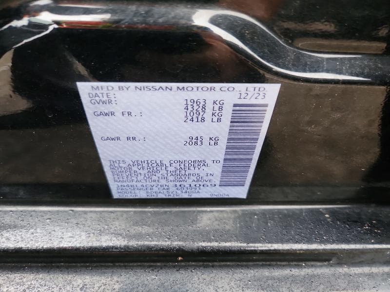 2024 NISSAN ALTIMA SR 12
