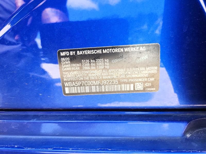 2021 BMW 330E 12