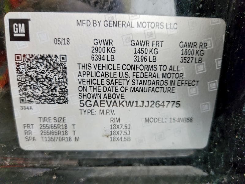2018 BUICK ENCLAVE ESSENCE 13