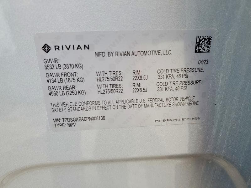2023 RIVIAN R1S ADVENTURE 13