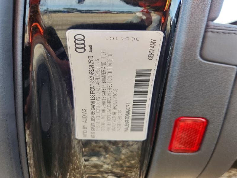 2019 AUDI A4 PREMIUM PLUS 12