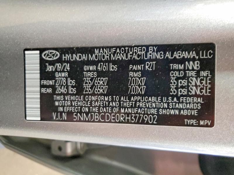 2024 HYUNDAI TUCSON SEL 14