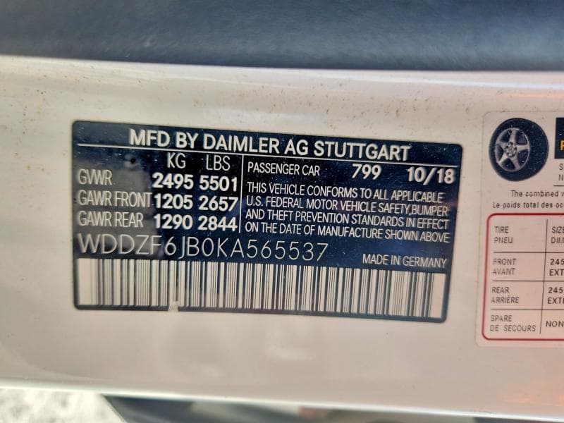 2019 MERCEDES-BENZ E 450 4MATIC 12