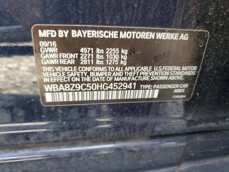 2017 BMW 330 XIGT 12