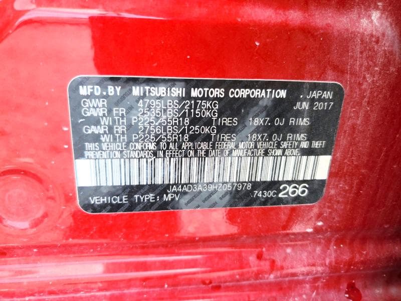 2017 MITSUBISHI OUTLANDER SE 13