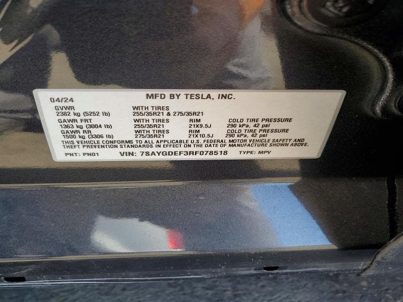 2024 TESLA MODEL Y 13