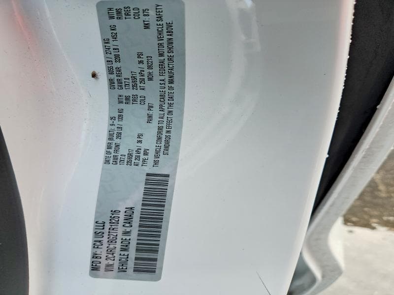 2026 CHRYSLER PACIFICA SELECT 13