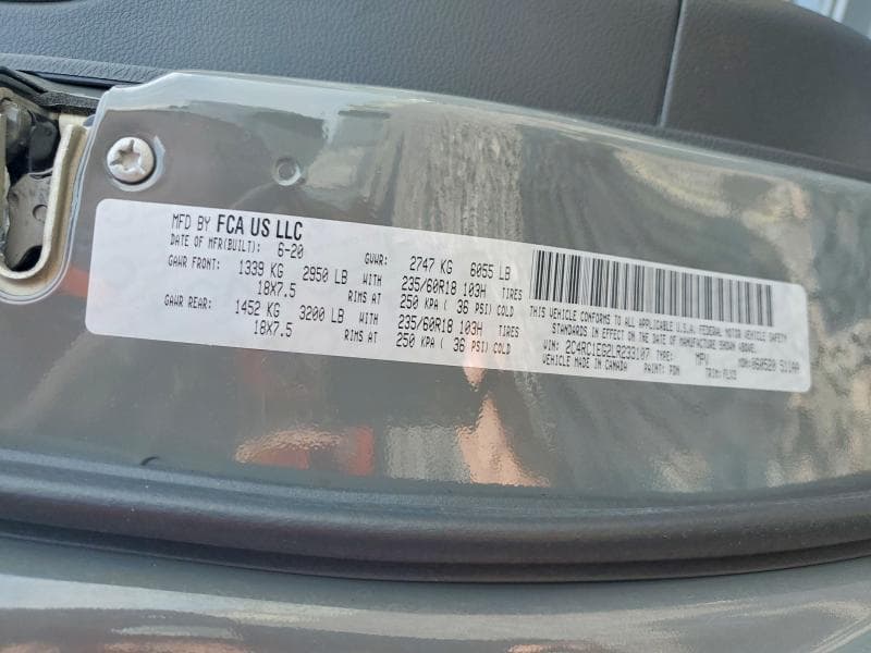 2020 CHRYSLER PACIFICA TOURING L PLUS 13