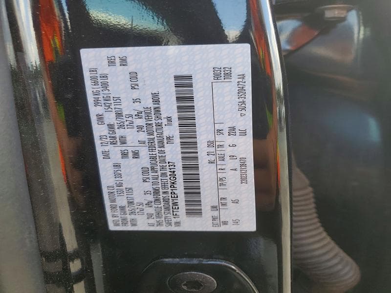 2023 FORD F150 SUPERCREW 12