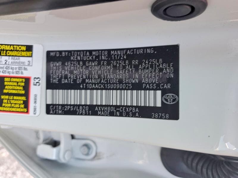 2025 TOYOTA CAMRY XSE 13