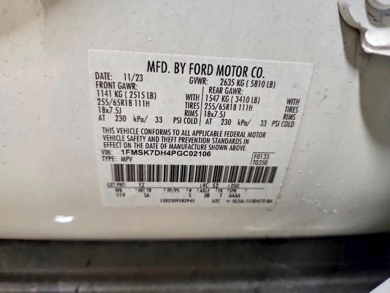 2023 FORD EXPLORER XLT 13