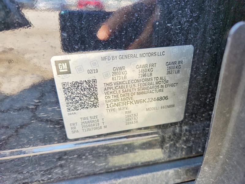 2019 CHEVROLET TRAVERSE LS 13