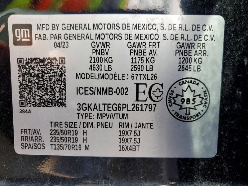 2023 GMC TERRAIN SLE 13
