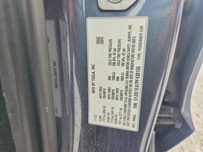 2023 TESLA MODEL 3 12