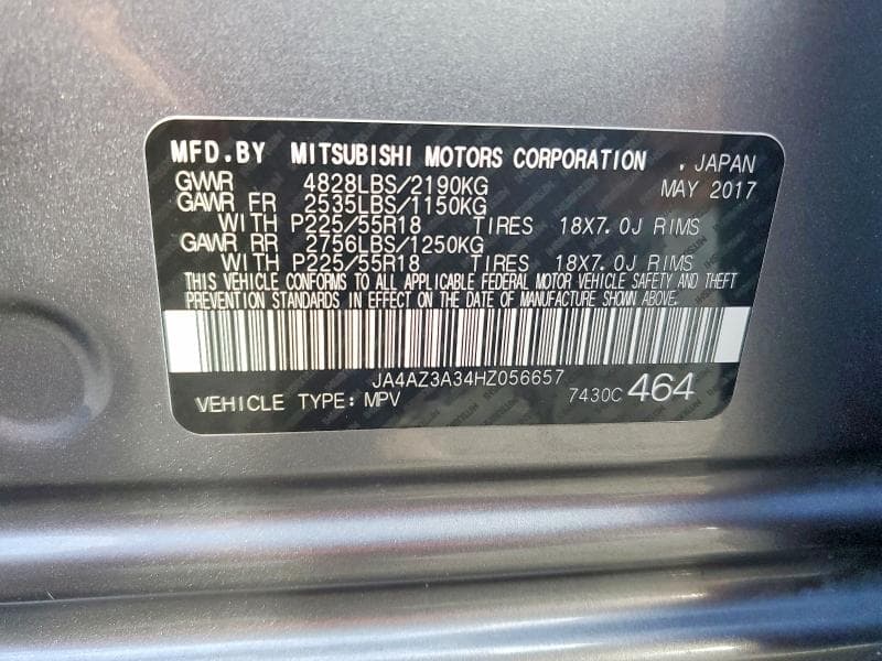 2017 MITSUBISHI OUTLANDER SE 13