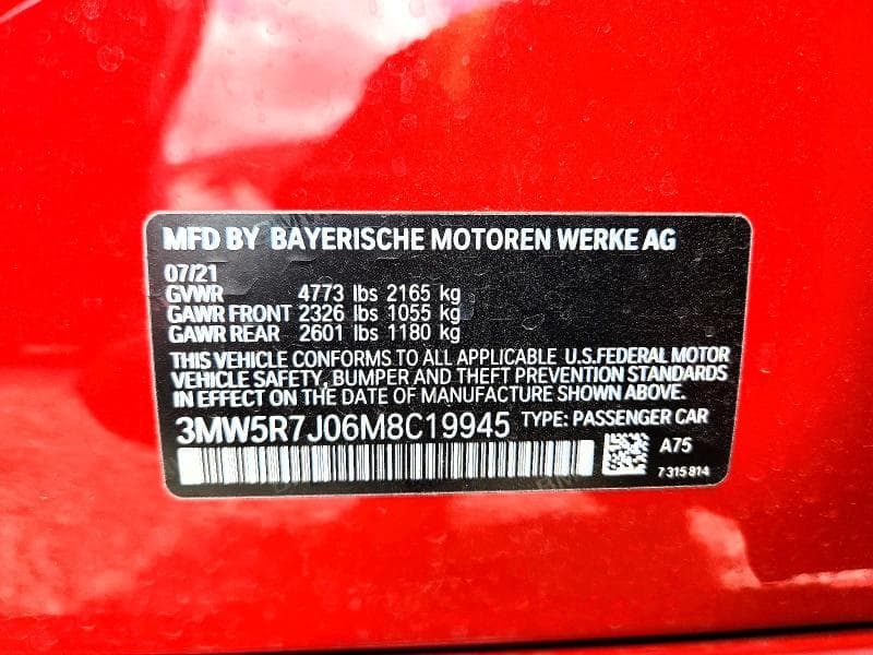 2021 BMW 330XI 12