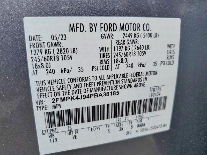 2023 FORD EDGE SEL 14