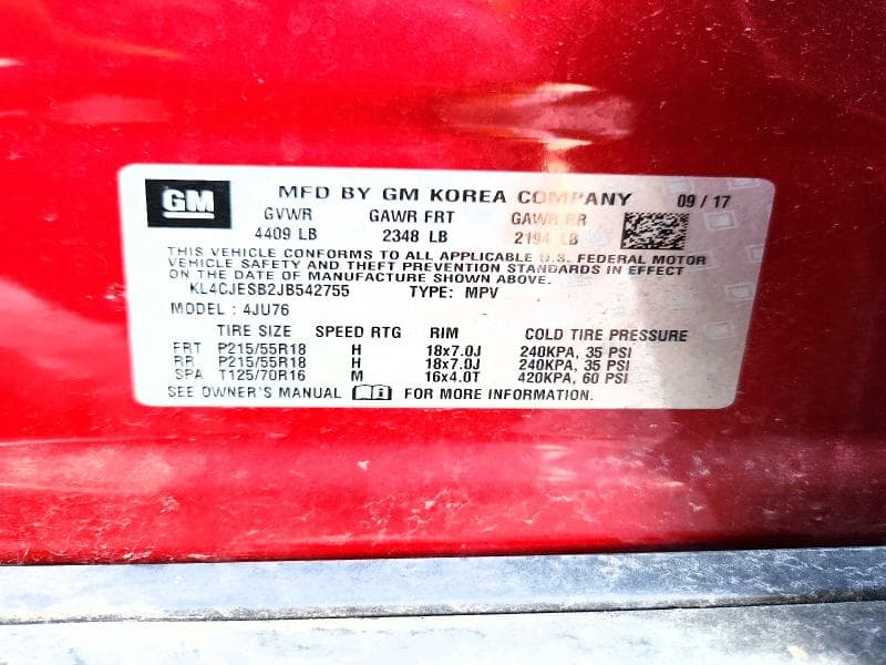 2018 BUICK ENCORE PREFERRED 12