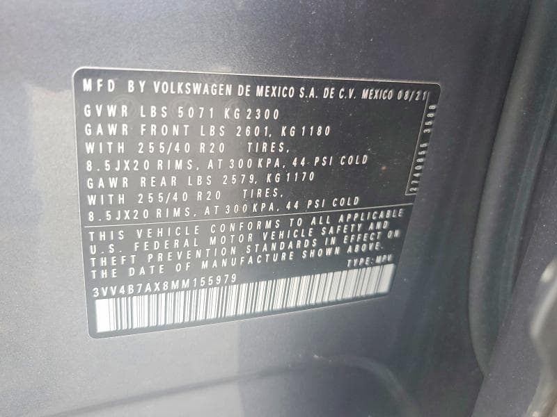 2021 VOLKSWAGEN TIGUAN SEL PREMIUM R-LINE 13