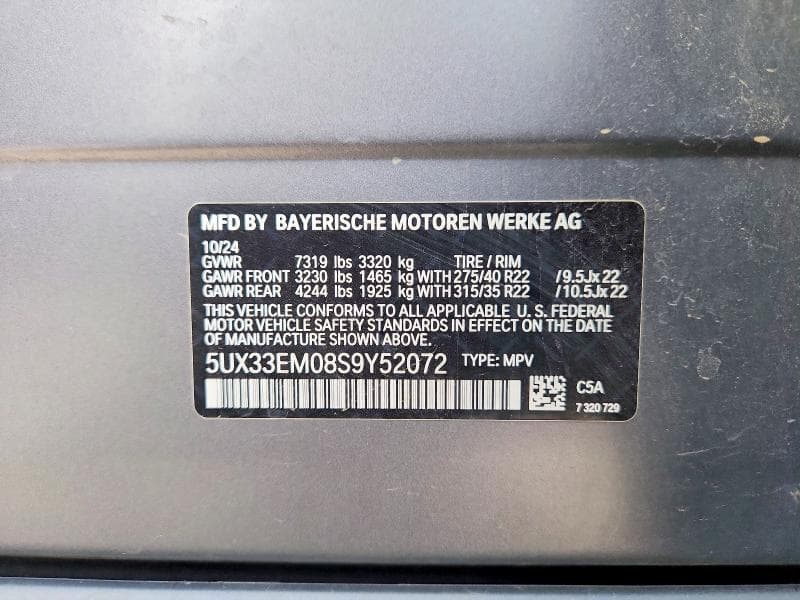 2025 BMW X7 M60I 13