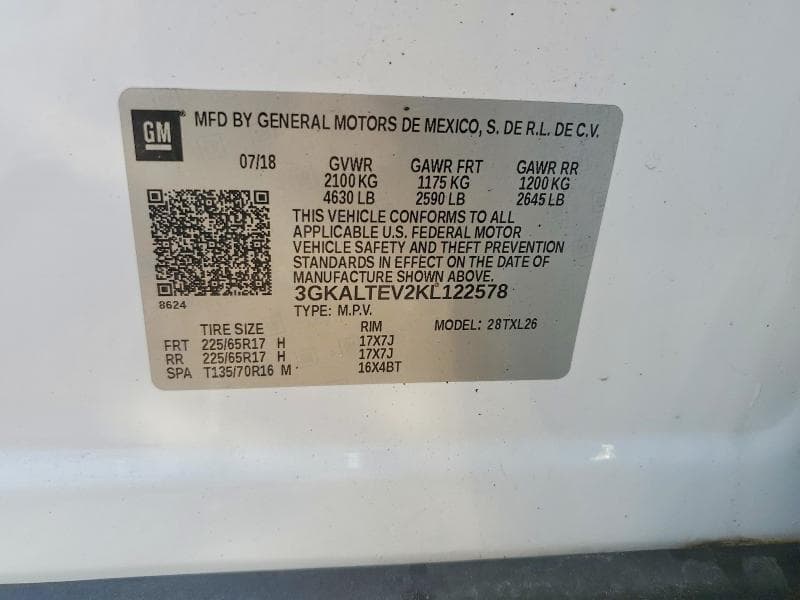 2019 GMC TERRAIN SLE 13