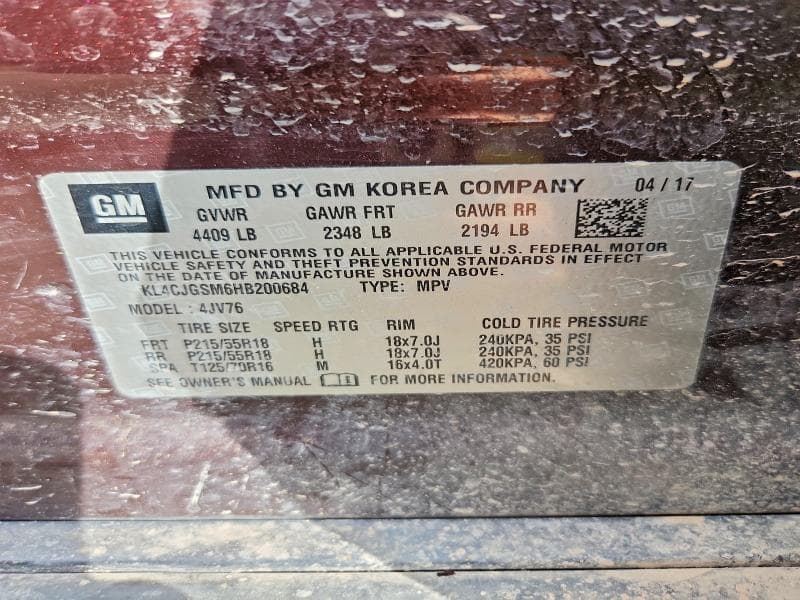 2017 BUICK ENCORE ESSENCE 12