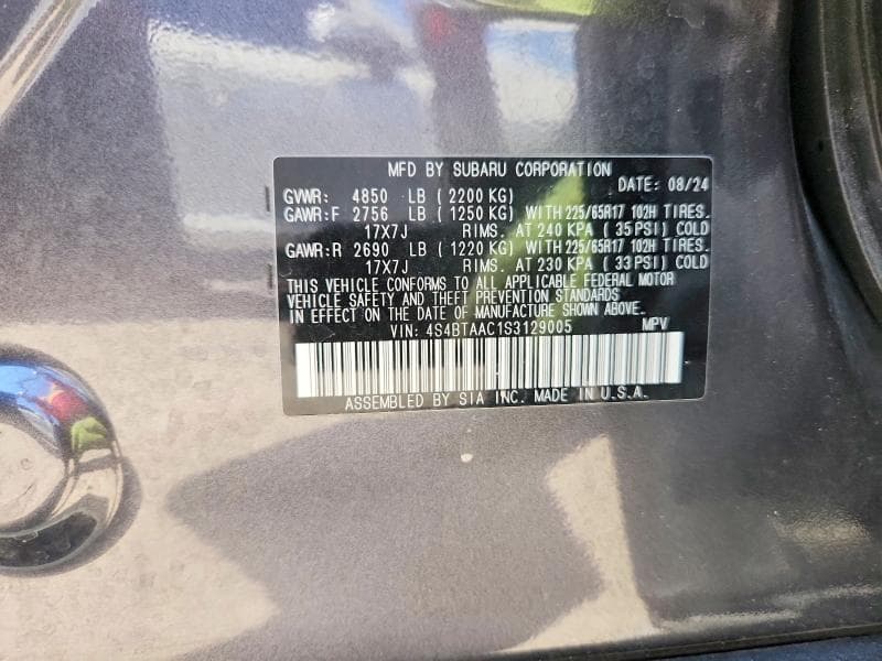 2025 SUBARU OUTBACK 13