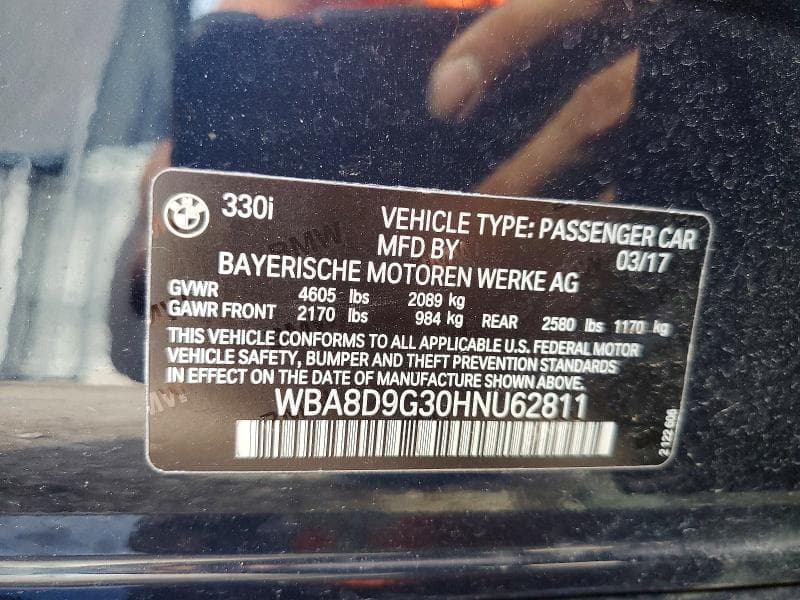 2017 BMW 330 XI 12