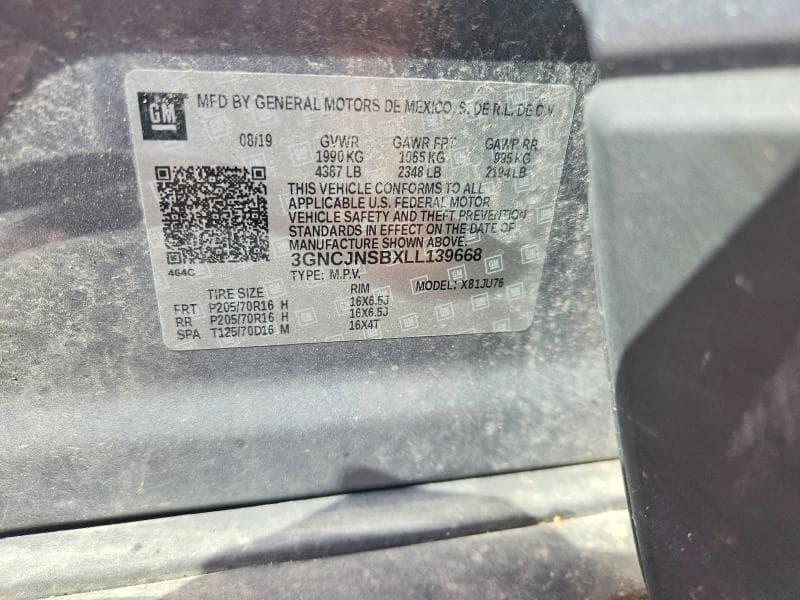 2020 CHEVROLET TRAX LS 12