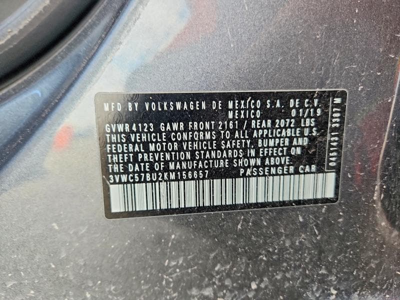 2019 VOLKSWAGEN JETTA S 12
