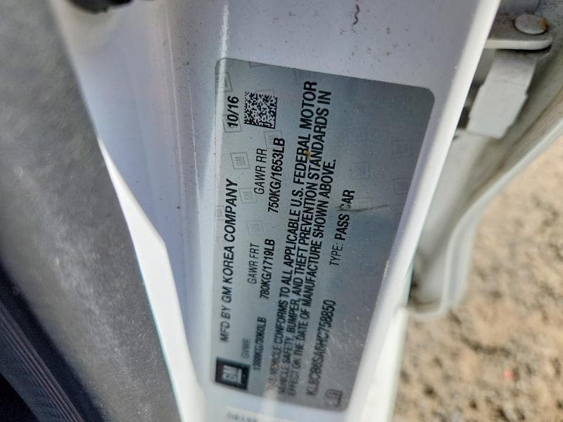 2017 CHEVROLET SPARK LS 12